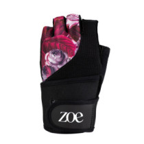 Zoe Floral Fitness Gloves, Purple Jungle, ZOE