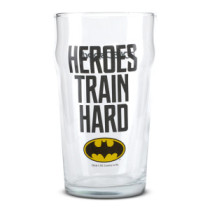 Glass cup, Batman – Heroes Train Hard, DC Comics
