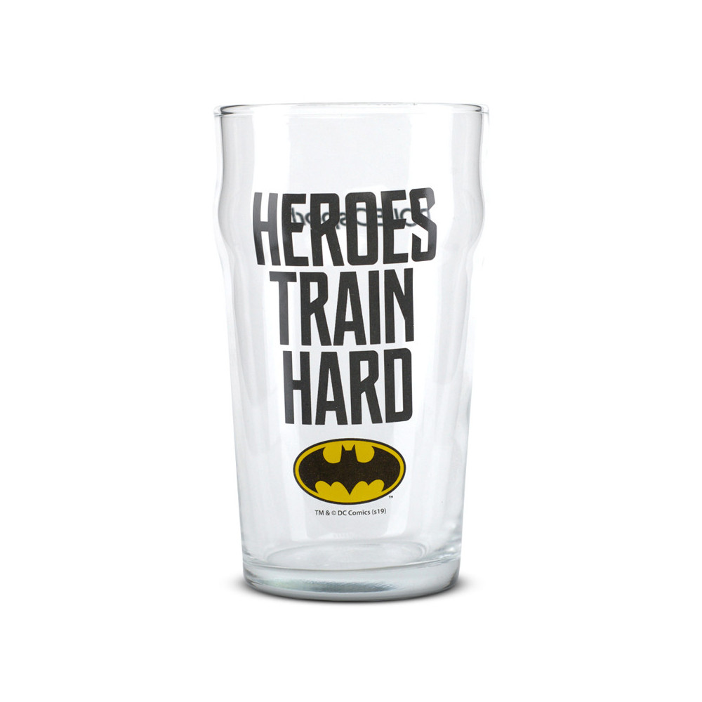 Glass cup, Batman – Heroes Train Hard, DC Comics Glass cup, Batman – Heroes Train Hard, DC Comics