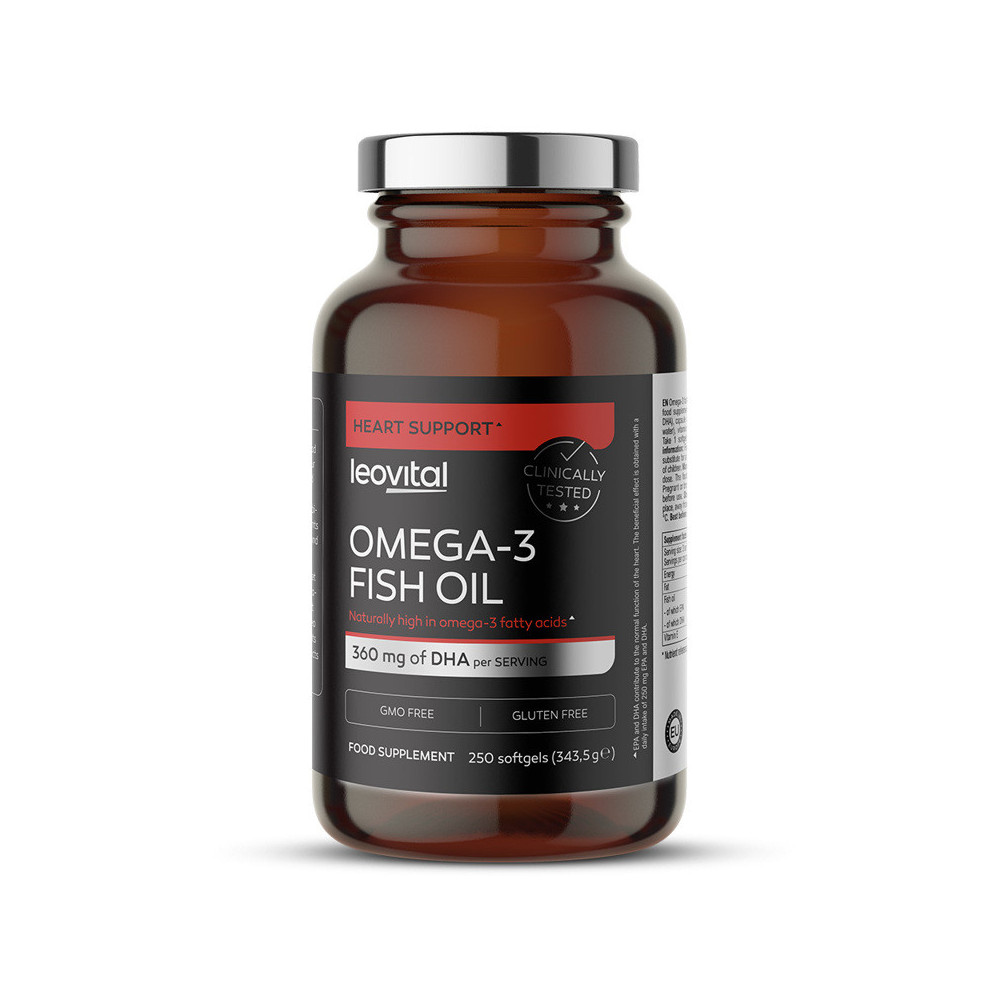 Omega 3, 250 softgel capsules, Leovital Omega 3, 250 softgel capsules, Leovital