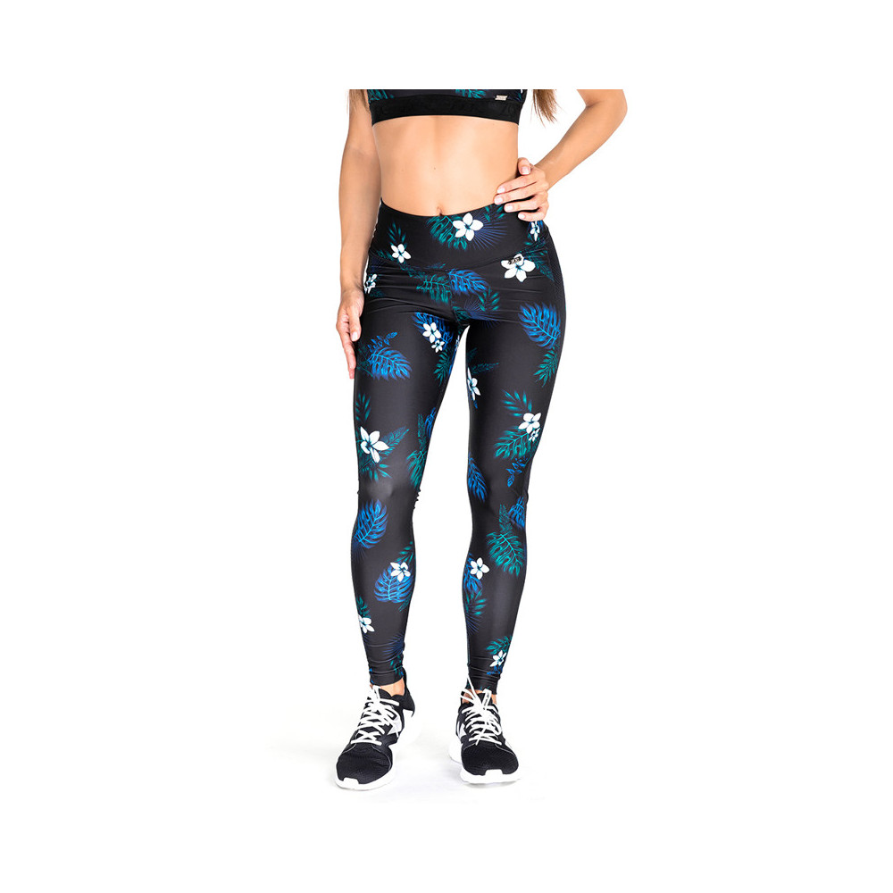 Tropical Vibe Leggings, Mint Tropical Vibe Leggings, Mint