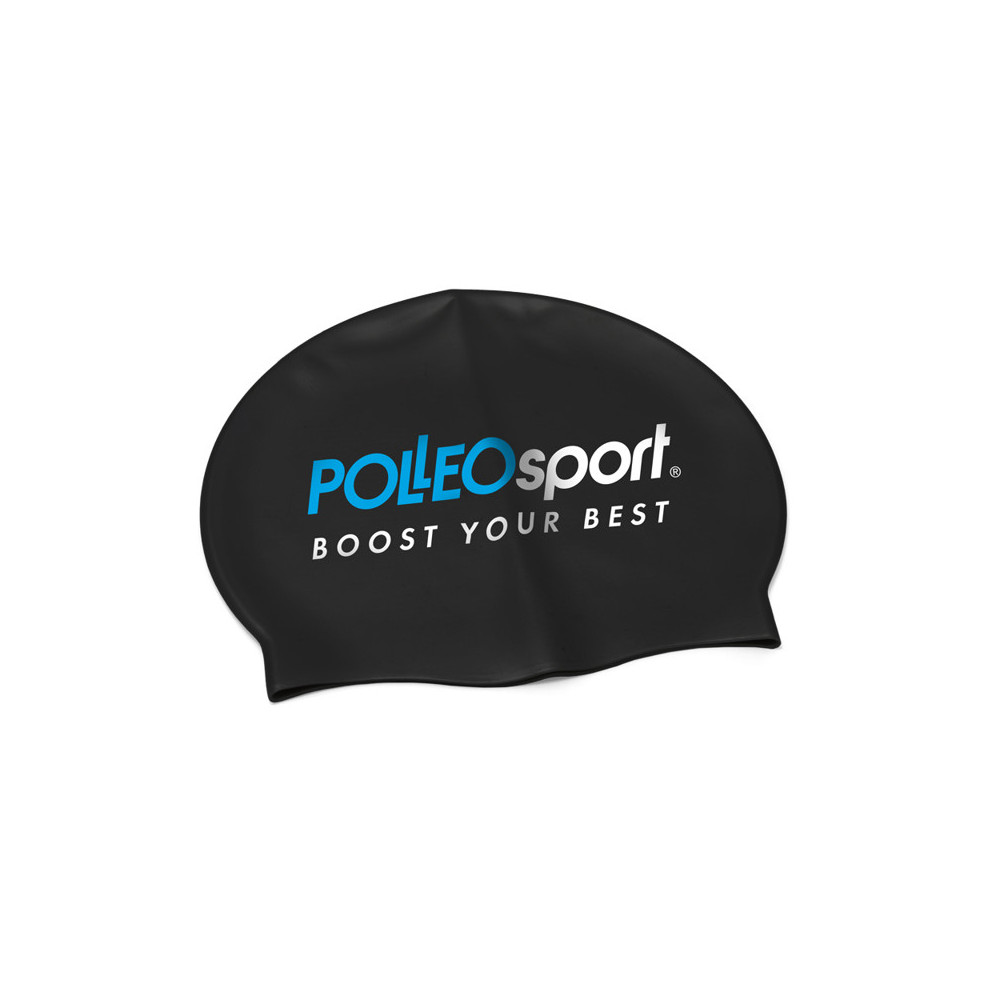 swimming cap, Polleo Sport, black swimming cap, Polleo Sport, black