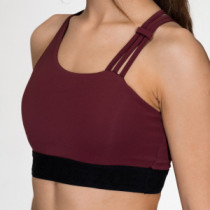 Iris Asymmetrical Bra, Red Wine, Zoe