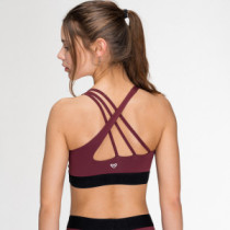 Iris Asymmetrical Bra, Red Wine, Zoe