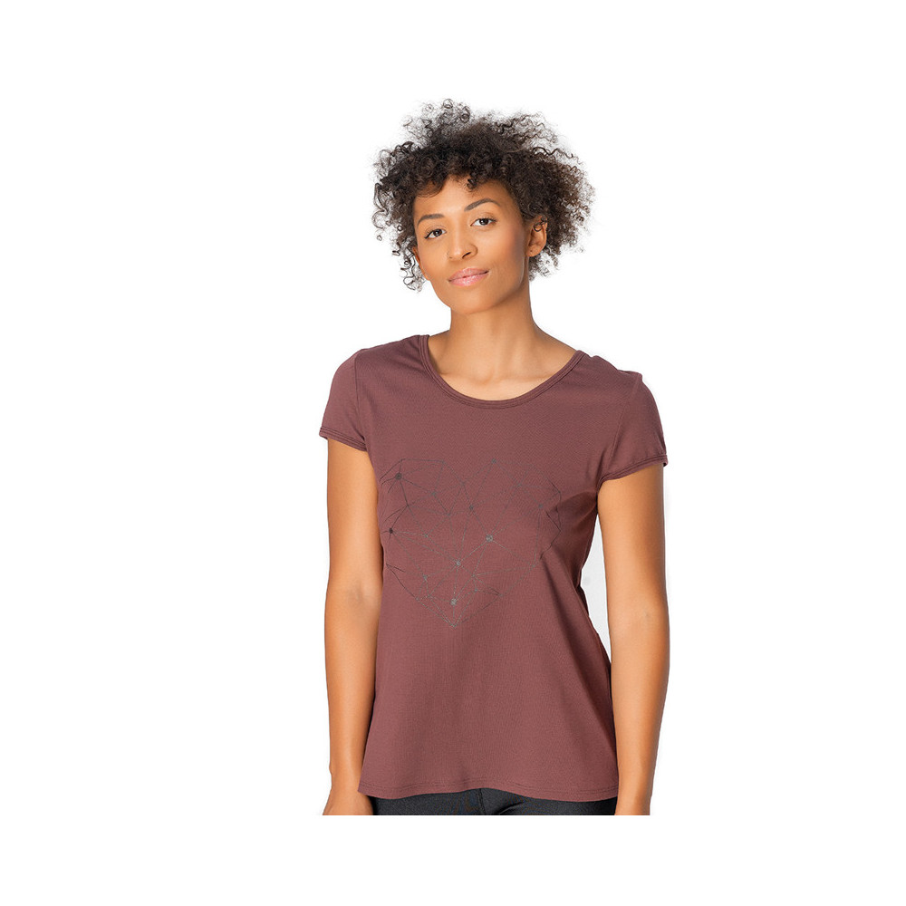 Maia T-Shirt, Maroon, Zoe Maia T-Shirt, Maroon, Zoe