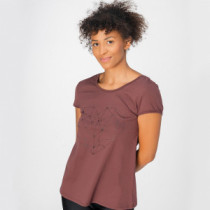 Maia T-Shirt, Maroon, Zoe