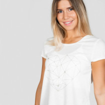 Maia T-Shirt, White, Zoe
