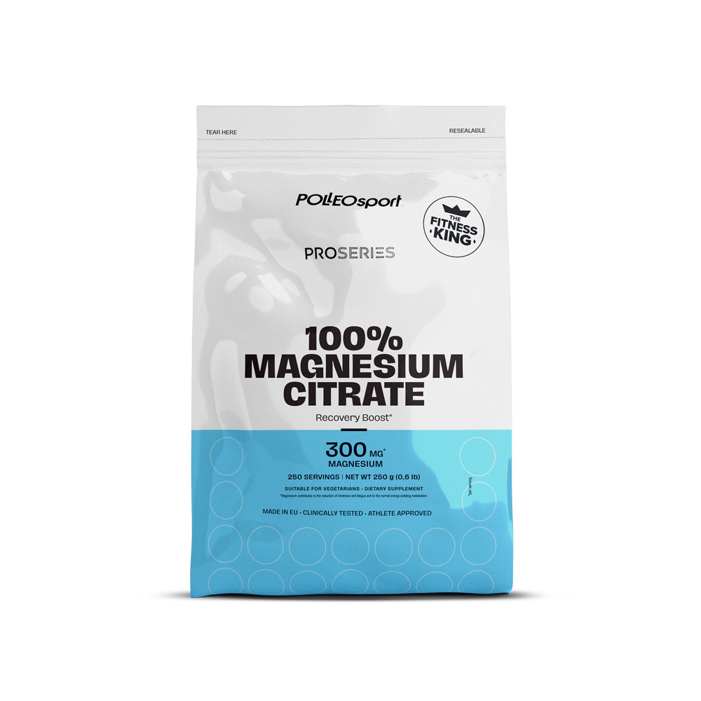 Proseries 100% Magnesium Citrate Powder, 250 g  - Polleo Sport