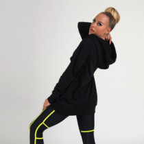 Kaya Oversized Hoodie, Black, Zoe