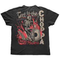 Vintage Muscle T-shirt, Get To The Choppa, Polleo Sport