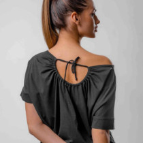 Feel T-shirt, Black, Zoe
