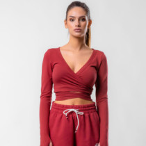Commit Wrap Top, Red, Zoe