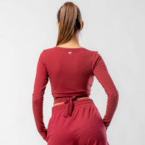 Commit Wrap Top, Red, Zoe
