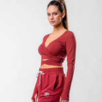 Commit Wrap Top, Red, Zoe