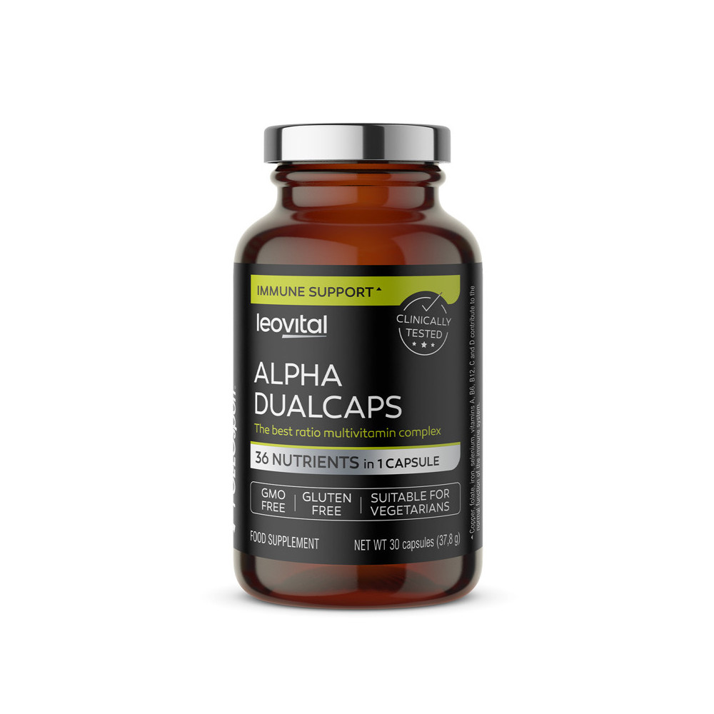 Alpha Dualcaps, 30 capsules, Leovital Alpha Dualcaps, 30 capsules, Leovital