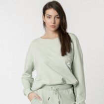 Amour Sweatshirt, Pale Green, zoe