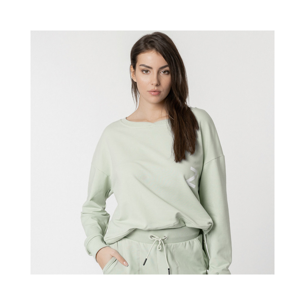 Amour Sweatshirt, Pale Green, zoe Amour Sweatshirt, Pale Green, zoe