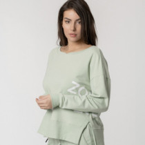 Amour Sweatshirt, Pale Green, zoe
