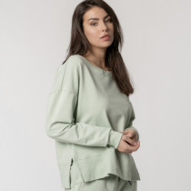 Amour Sweatshirt, Pale Green, zoe