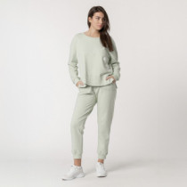 Amour Sweatpants, Pale Green, zoe