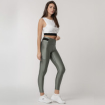 Gloss Leggings, Dusty Green, zoe