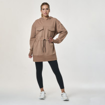 Anya Dress, Cream Brown, zoe