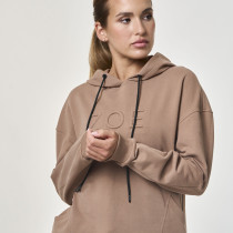 Anya Hoodie, Cream Brown, zoe