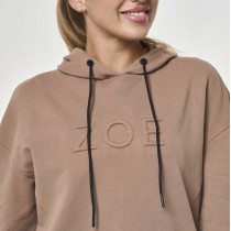 Anya Hoodie, Cream Brown, zoe