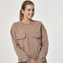 Anya Sweatshirt, Cream Brown, zoe