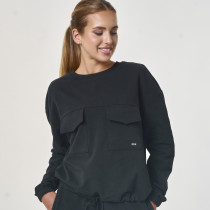 Anya Sweatshirt, Black, zoe