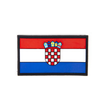 Patch mit Klettverschluss, kroatische Flagge - Polleo Sport
