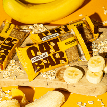 Polleo Sport Oat Bar, Banana, 80 g