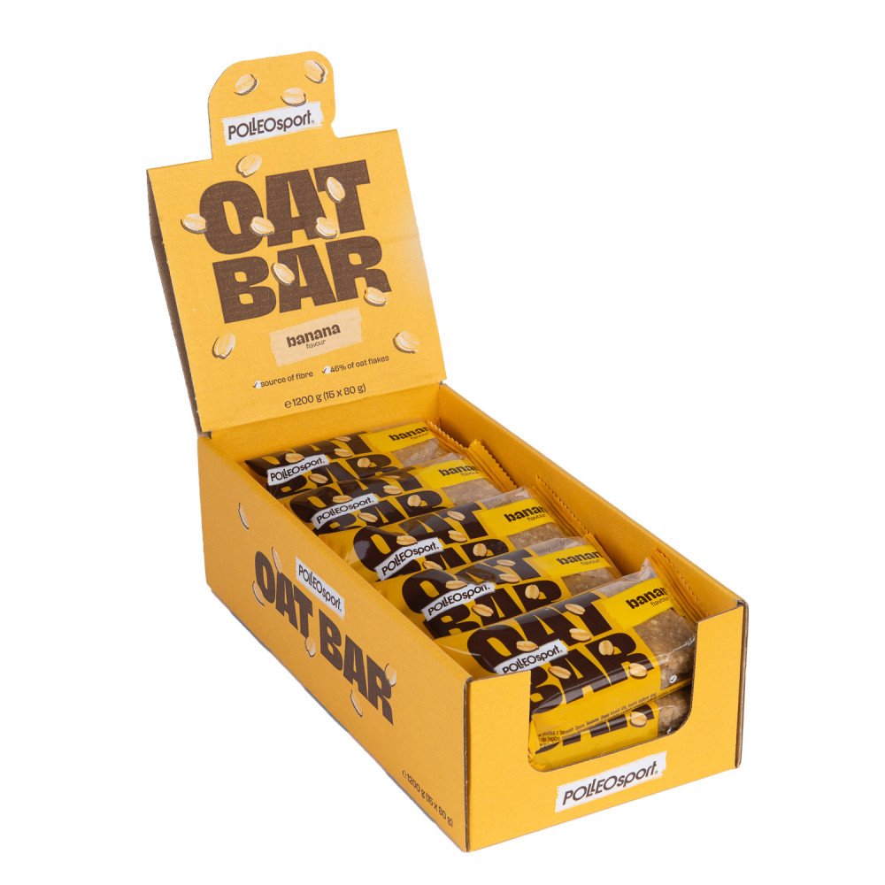 Polleo Sport Oat Bar, Banana, 80 g Polleo Sport Oat Bar, Banana, 80 g