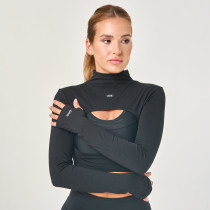 Ella Reverse Top, Black, zoe