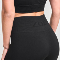 Ella Seamless Leggings, Black, zoe