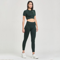 Ella Scrunch Leggings, Dark Olive, zoe