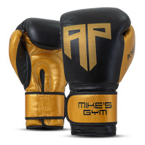 Polleo x AP Boxing Gloves Leather, Black/Golden