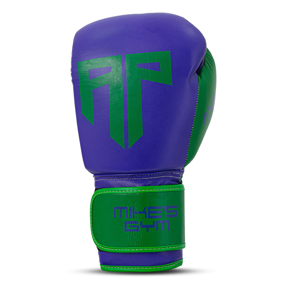 Polleo x AP Boxing Gloves Leather, Purple/Green