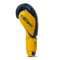 Polleo x AP Boxing Gloves Leather, Blue/Yellow