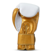 Polleo x AP Boxing Gloves Leather, White/Golden