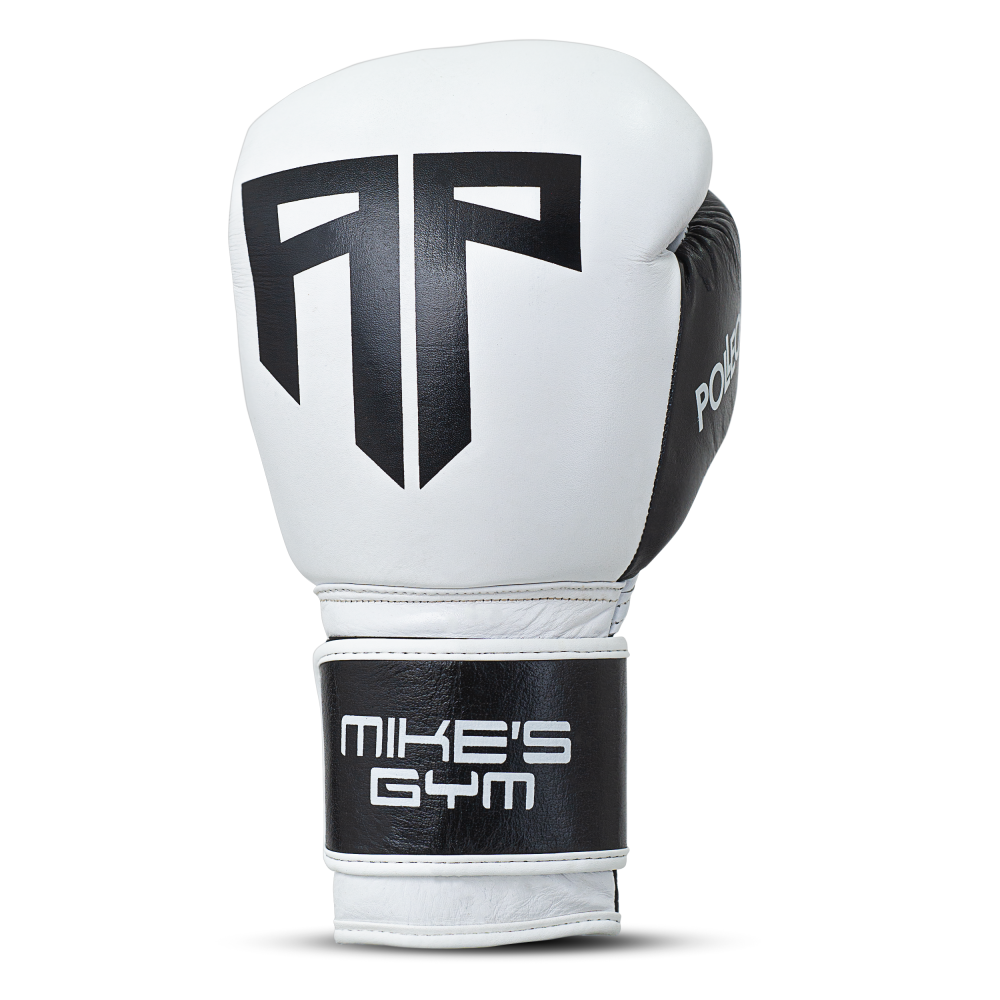 Polleo x AP Boxing Gloves Leather, White/Black Polleo x AP Boxing Gloves Leather, White/Black