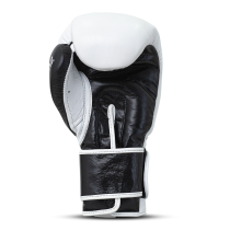Polleo x AP Boxing Gloves Leather, White/Black