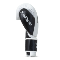Polleo x AP Boxing Gloves Leather, White/Black