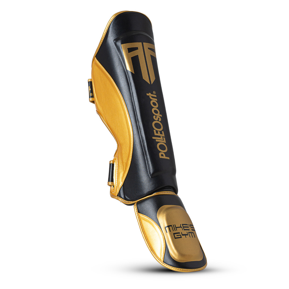 Polleo x AP Shinguards, Black/Golden Polleo x AP Shinguards, Black/Golden