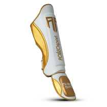 Polleo x AP Shinguards, White/Golden