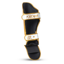 Polleo x AP Shinguards, White/Golden