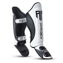 Polleo x AP Shinguards, White/Black