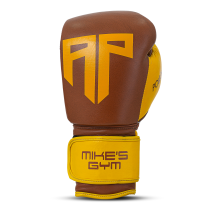 Polleo x AP Boxing Gloves Leather, Golden/Yellow