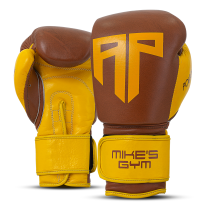 Polleo x AP Boxing Gloves Leather, Golden/Yellow