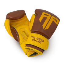 Polleo x AP Boxing Gloves Leather, Golden/Yellow